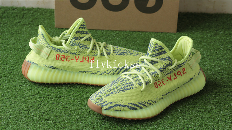 Final Correct Version Yeezy Boost 350 V2 Semi Frozen Yellow